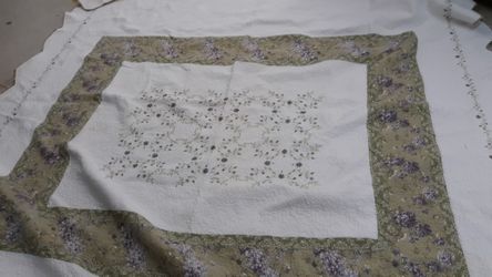 King size quilt and shams