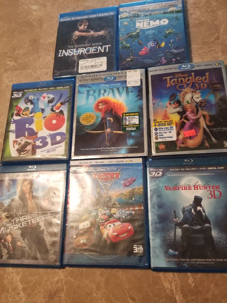 3D Blu-Ray movies