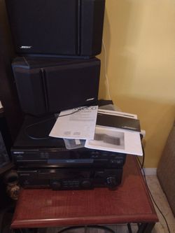 Matching Kenwood receiver,  5 disc CD player and Bose speakers