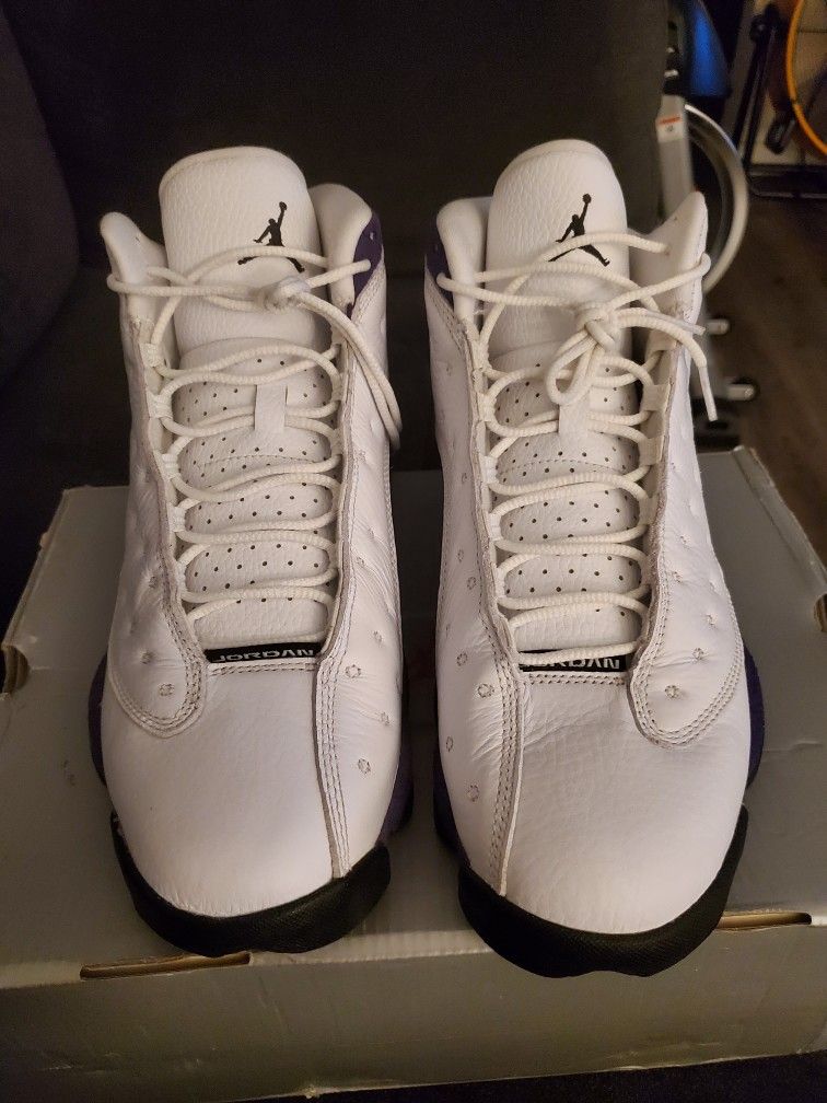 Lakers Michael Jordan Retro 13 Shoes