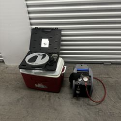 Ac Recovery Pump And Scale