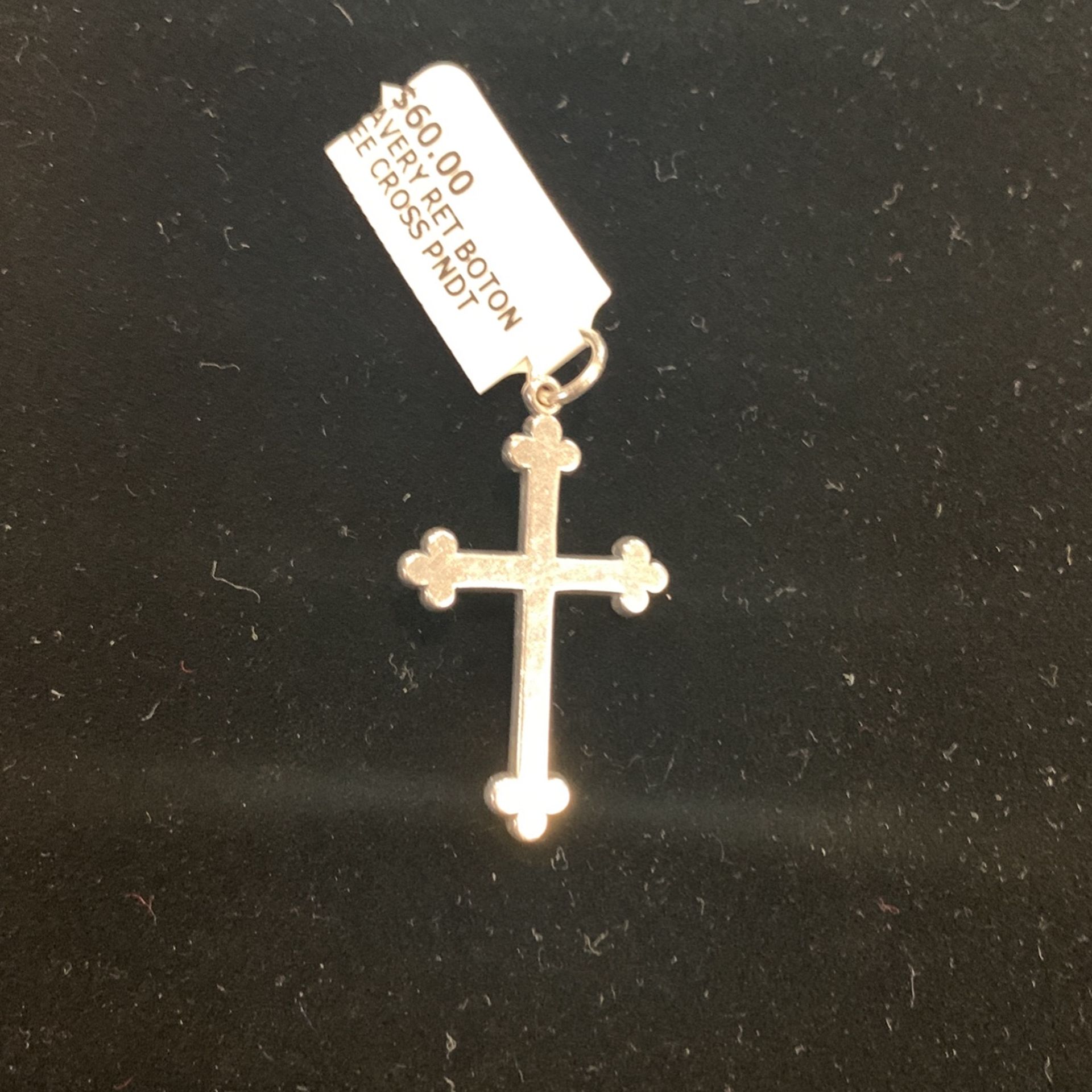 James Avery Retired Botonee Cross Pendant