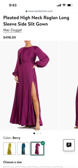 MacDuggal Gown  size 10