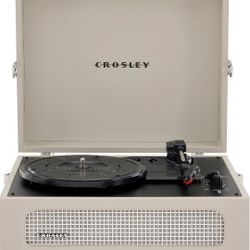 Crosley Voyager Vintage Portable Vinyl Record Player Turntable with Bluetooth