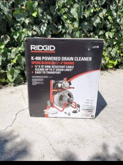 RIDGID K-400 Powered Drain Cleaner 75 ft