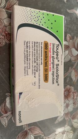 Toujeo solostar insulin