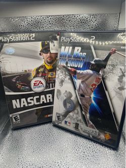 PS2 Sports Game Lot – NASCAR, MLB 06 The Show & Hot Shots Golf 3