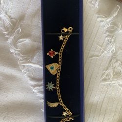 swarovski charm braclet