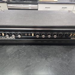 Vintage 70's Acoustic 150 Blue Panel Guitar/Bass Amplifier Head 125 Watts 