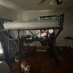 Bed Frame And Desk 