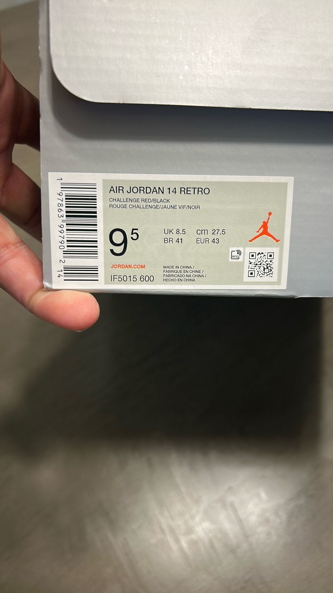 Jordan 14 Ferrari Ds Sz 9,5