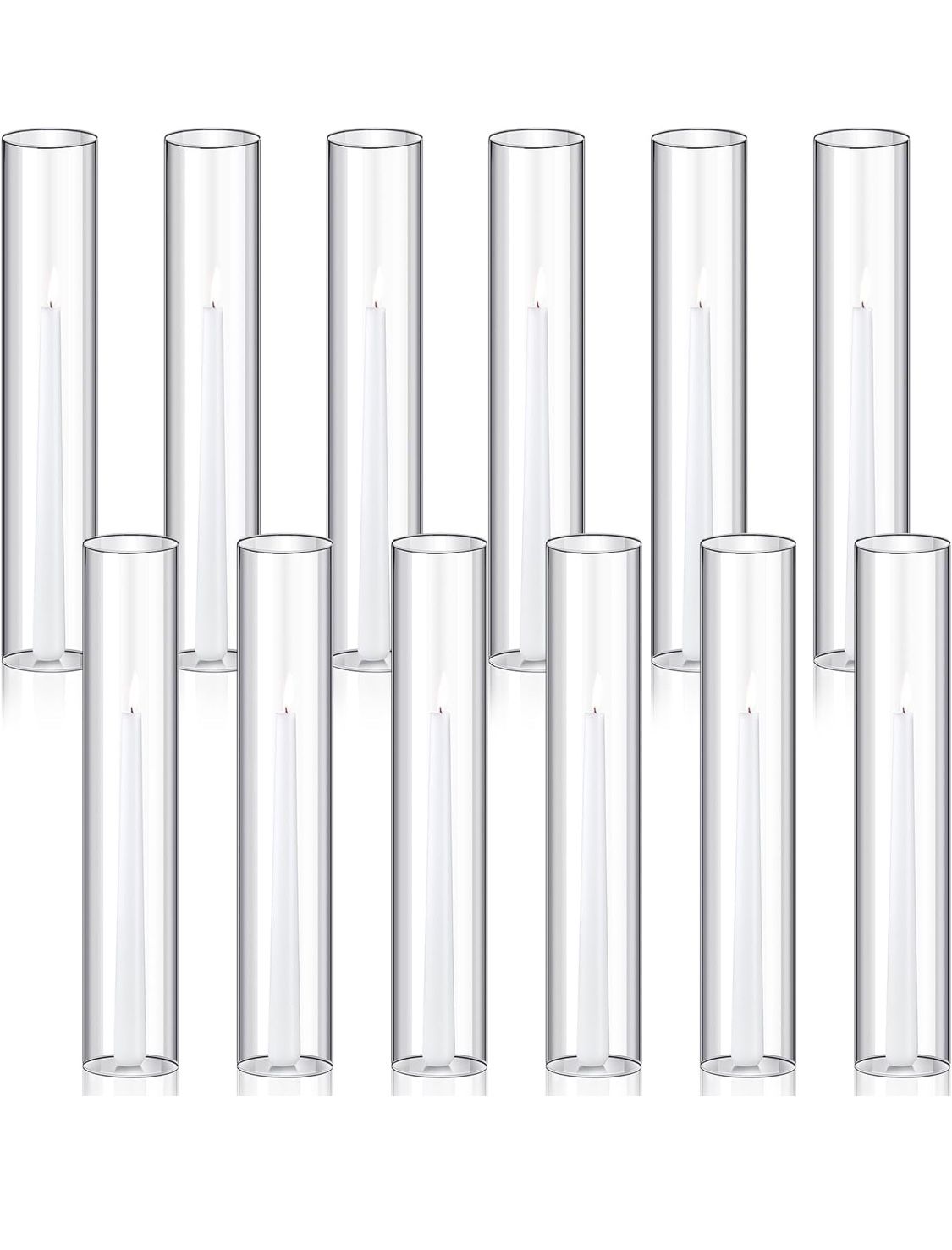 12 Piece Vases/Candle Holders