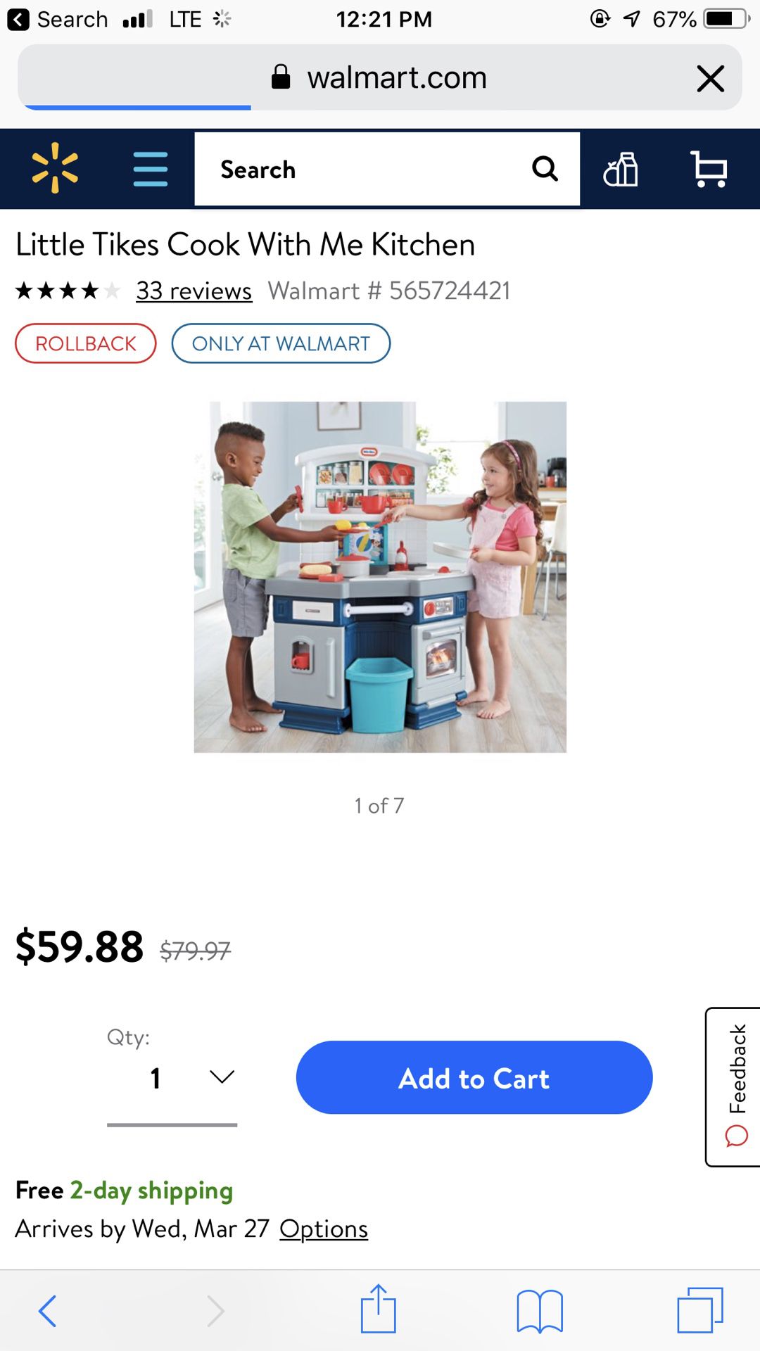 Little tikes cook with me kitchen