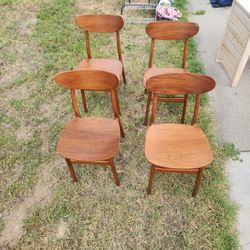 4 West Elm Chairs