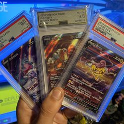 Legendary dog “TRIO” Graded Pokémon Cards