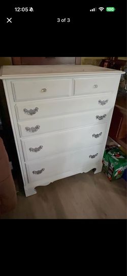White dresser