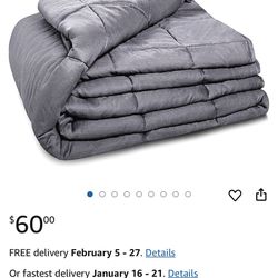 Queen Weighted Blanket With Cover 