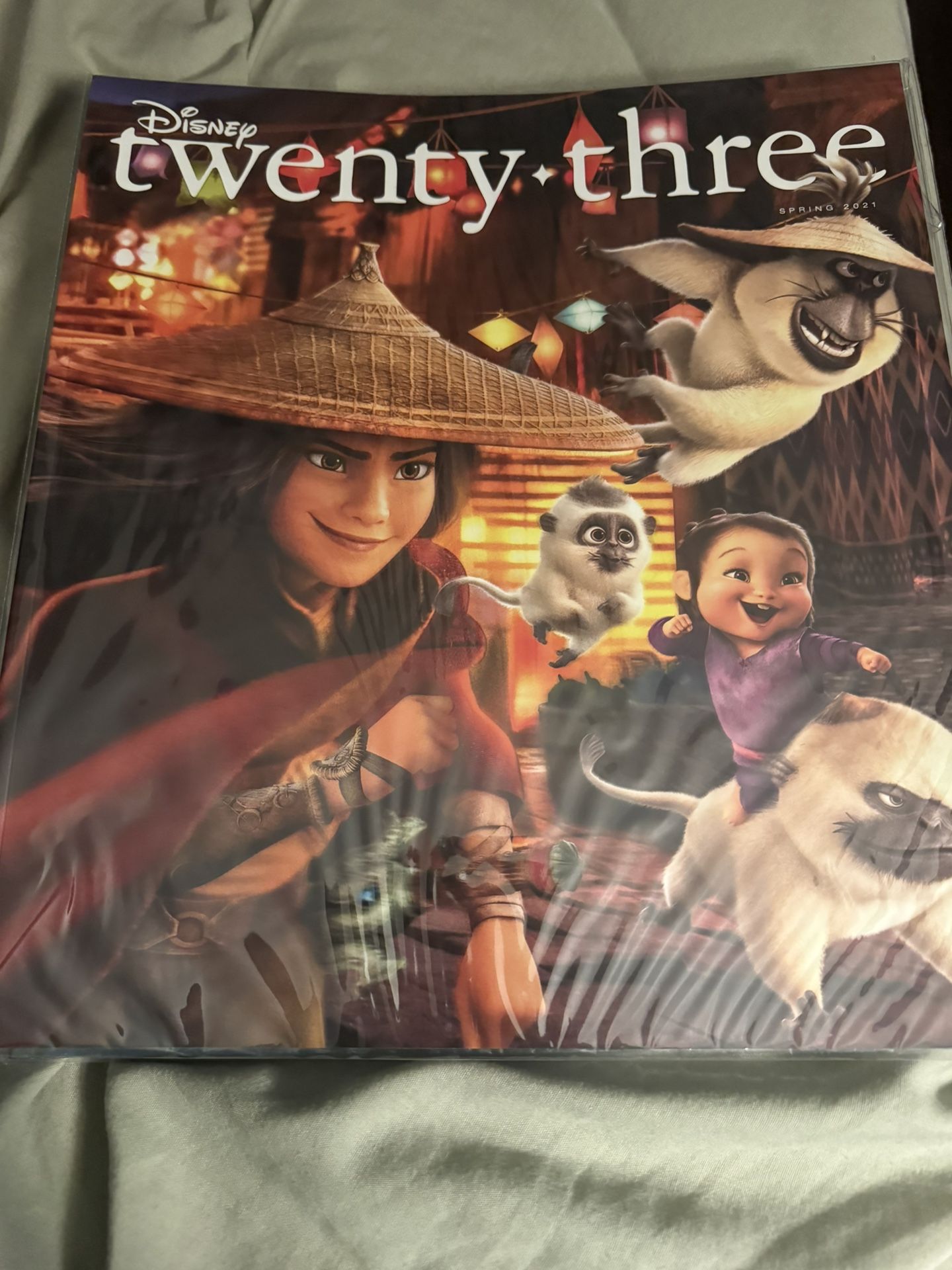 Disney D23 Magazine Featuring Raya And The Last Dragon
