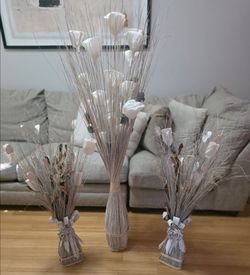 Dried Floral Arrangement Set of 3