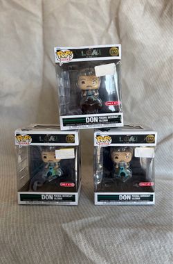 Funko Pop Rides Loki Season 2 Don #1327 – Lot of 3
