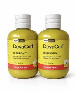 DevaCurl CurlBond Re-Coiling Treatment Mask Repair & Bond 8oz / 236ml –Pack of 2