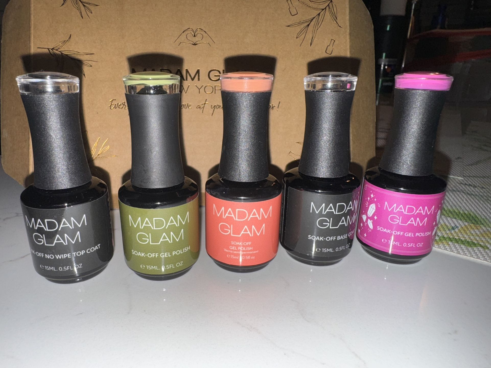 Never used Gel Nail Polish from Madam Glam New York 