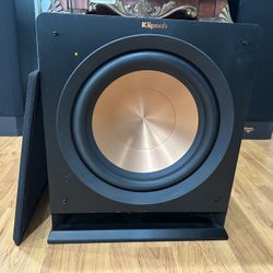 KLIPSCH R-112SW POWERED SUBWOOFER, 12” WOOFER. WORKING, DEEP BASS