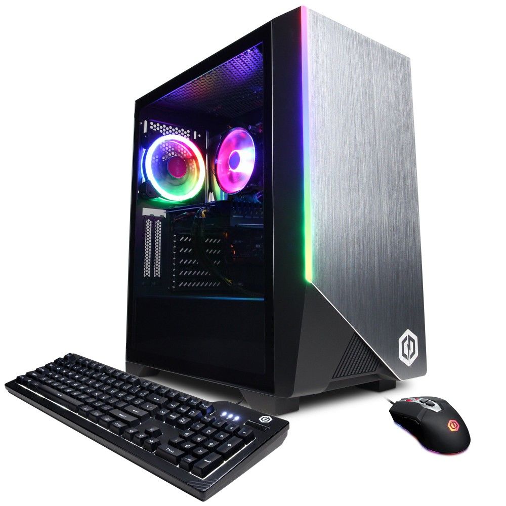 CYBERPOWERPC Gamer Master GMA6600WST w/ AMD Ryzen 7 3700X 3.6GHz Gaming Computer - $800