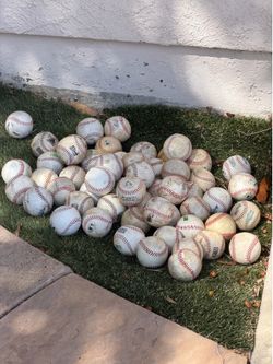 Baseballs (55) for $60
