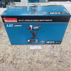 Makita Impact Driver With Two Batteries And Charger