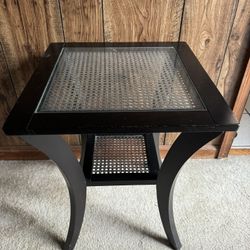 Black Accent Side Table