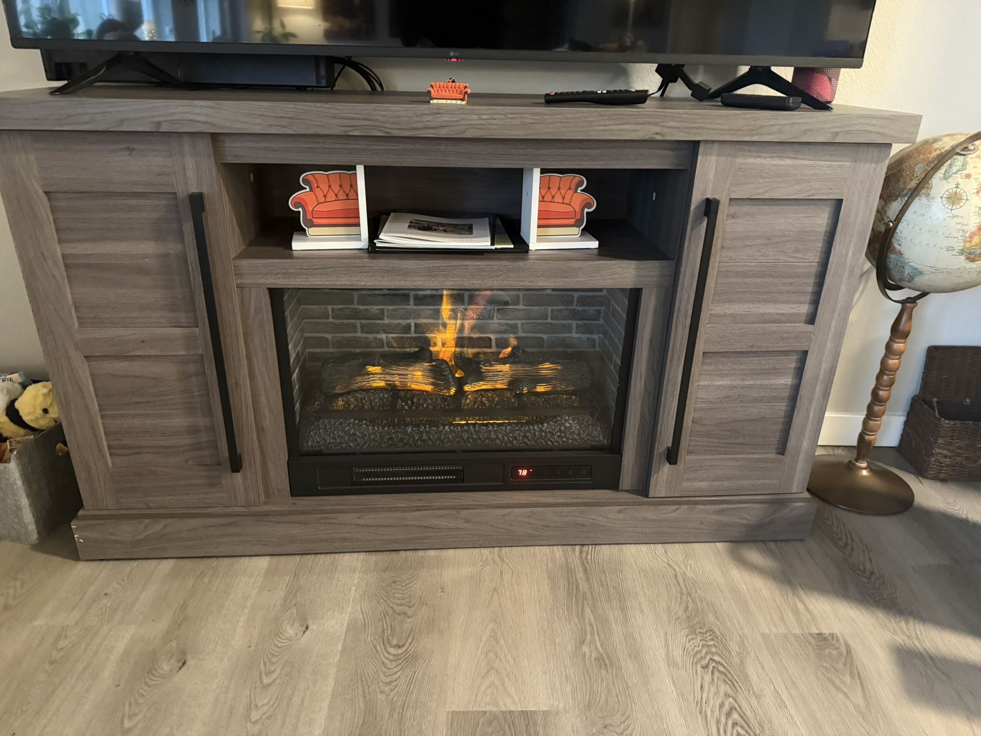 Electric Fireplace, TV Stand