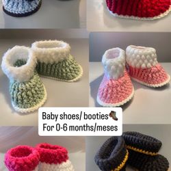 Baby Handmade Shoes Boots / Zapatos Para Bebé Hechos A Mano