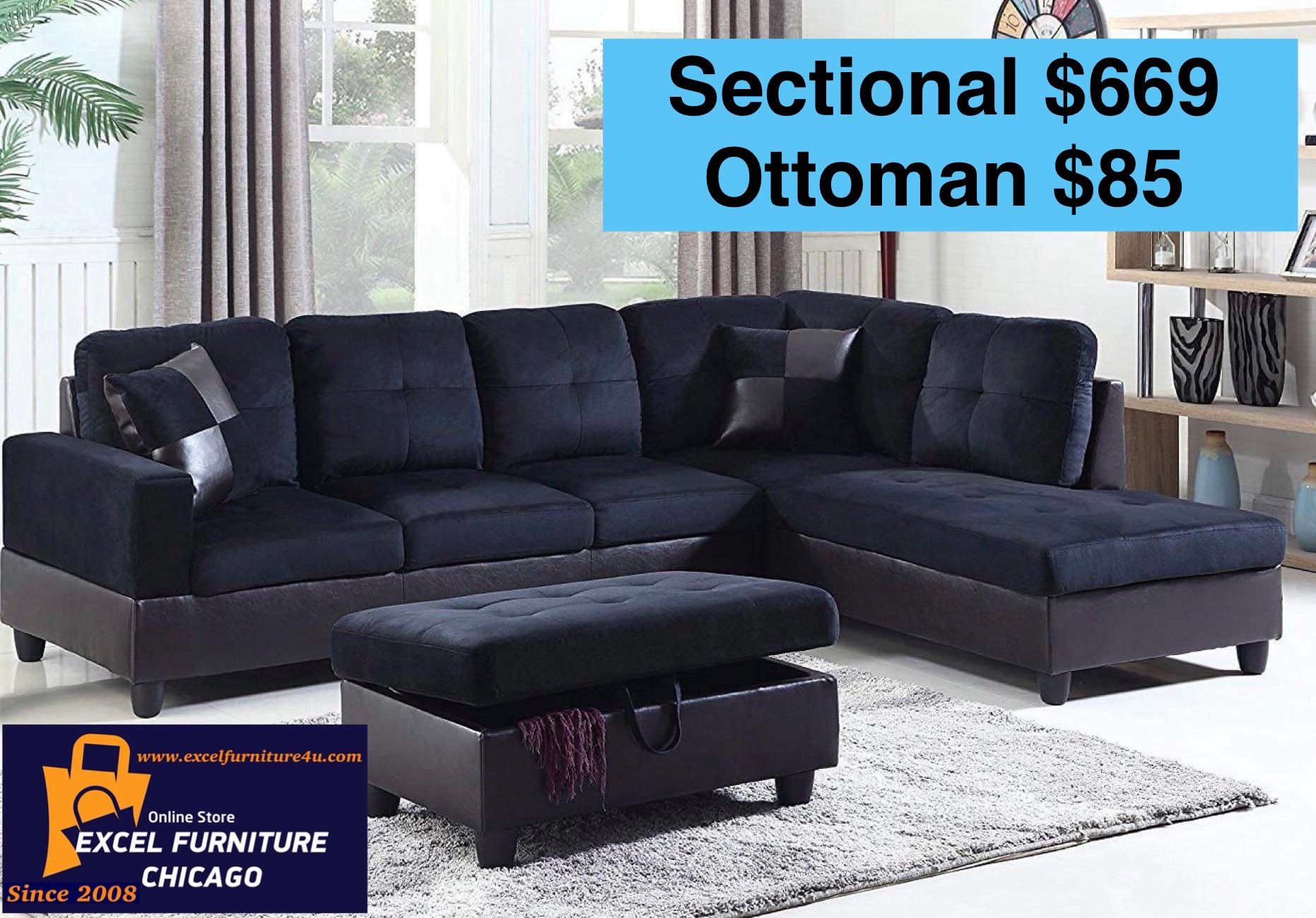 💫FREE DELIVERY💫Brand New Sectional Sofa Couch 