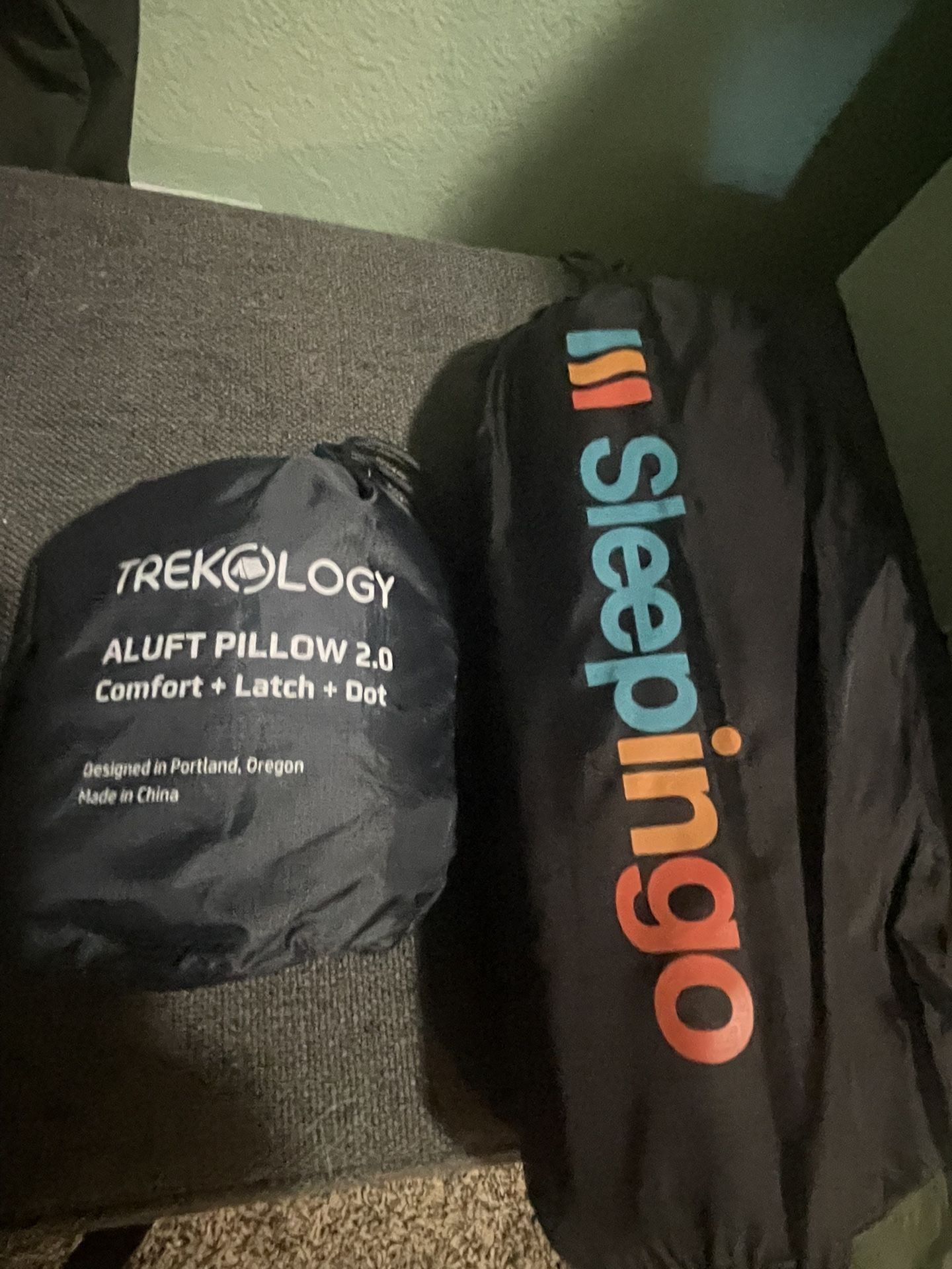 Ultralight Inflatable Camp Pillow And Sleeping Pad