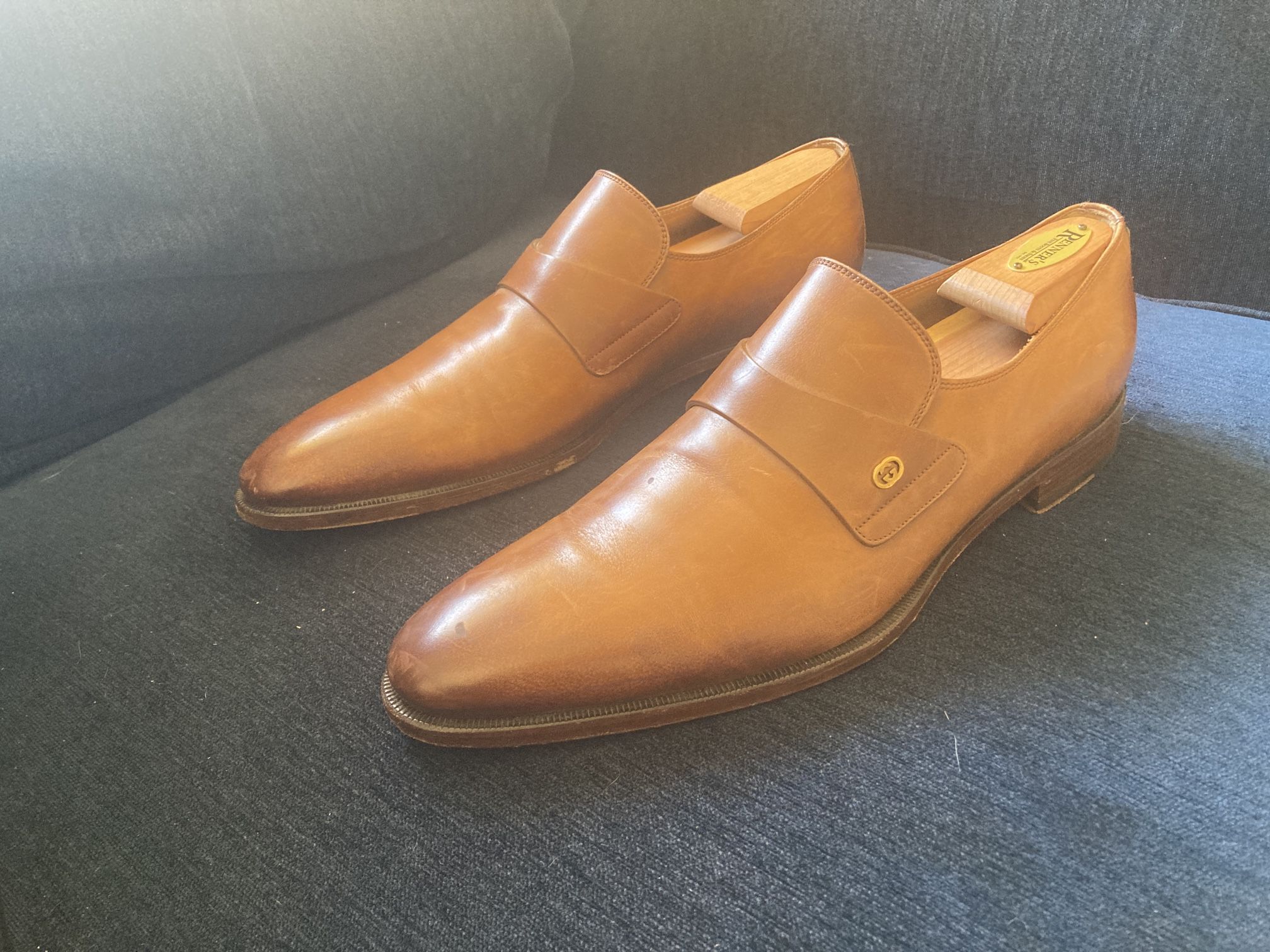 Gucci Men’s Shoes - Brown Size 10