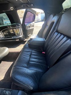 Black Lincoln Town Car Stretch Limousine