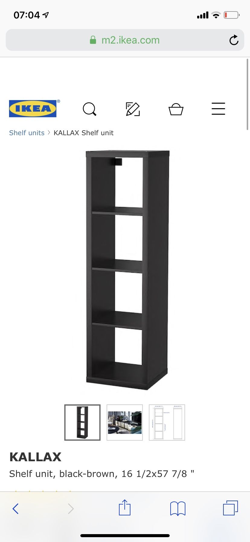 IKEA Kallax shelving unit