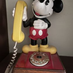 RARE Antique Rotary Mickey Mouse 