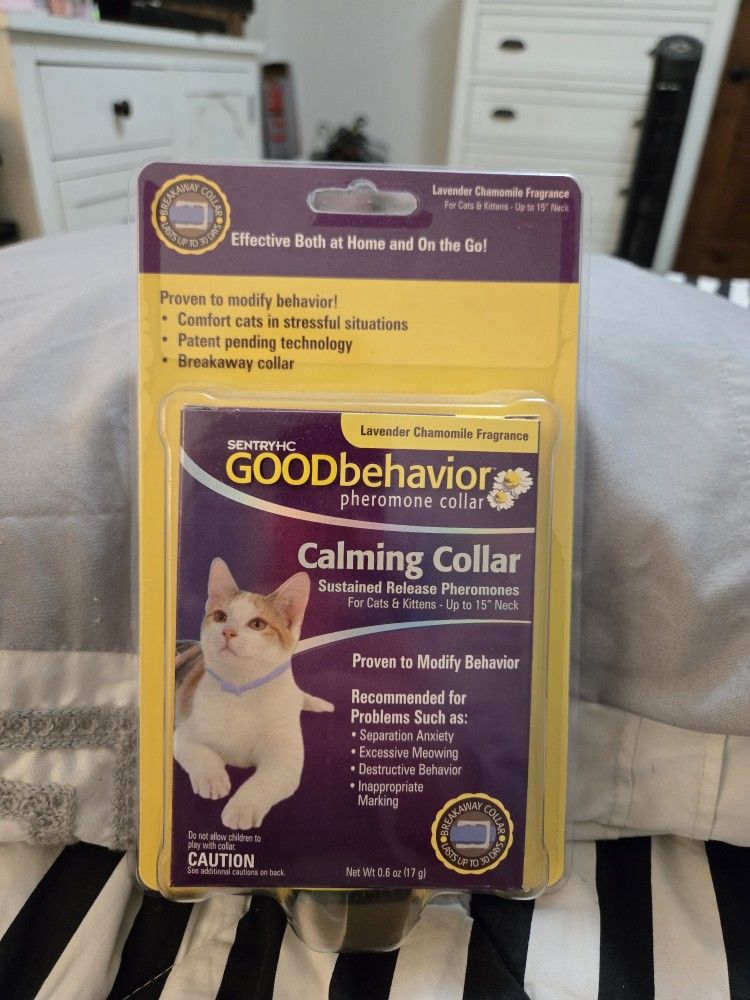 New. Sentry Pet Care. Good Behavior Pheromone Collar.