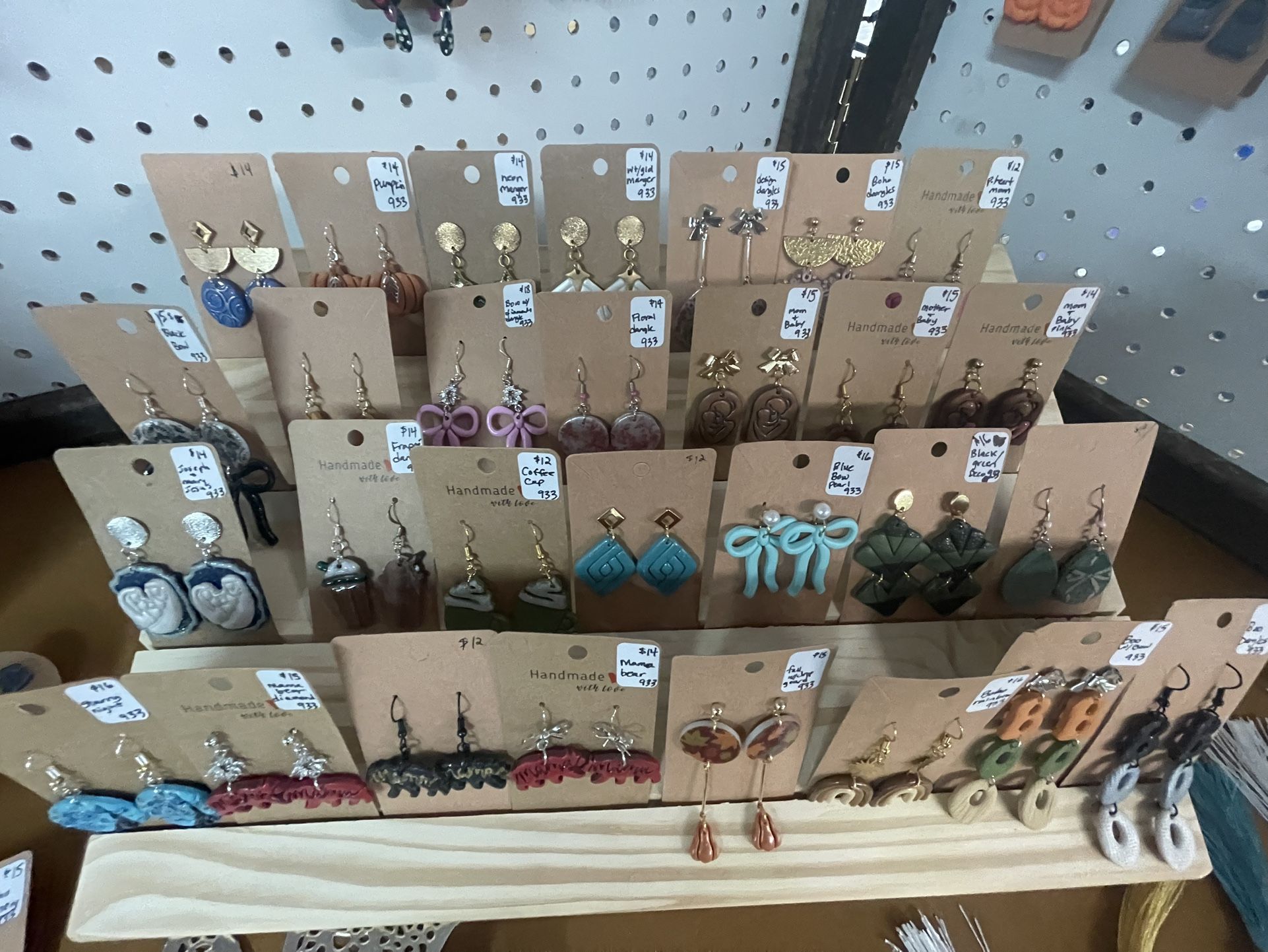 Homemade Polymer Clay Earrings