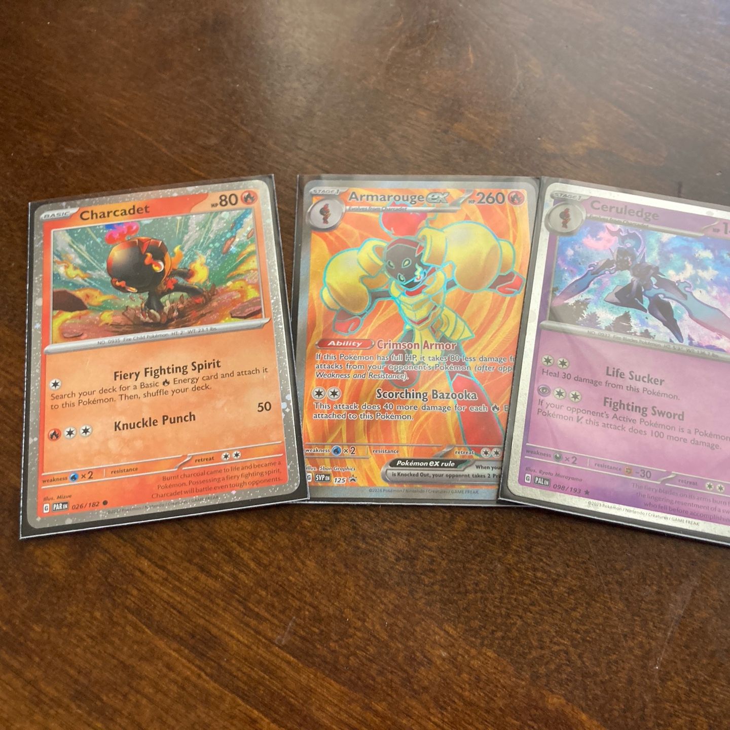 Charcadet,Curuledge,and Armarouge EX Pokmon Cards for Sale in Chandler, AZ  - OfferUp