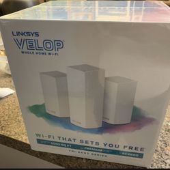 Linksys Velop AC4600 - 3 towers - Triband - Brand new