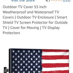 American Flag 55" TV Cover