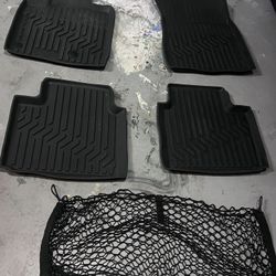 Floor Mats And Cargo Net 2022-26 Mitsubishi Outlander Or Nissan Rogue