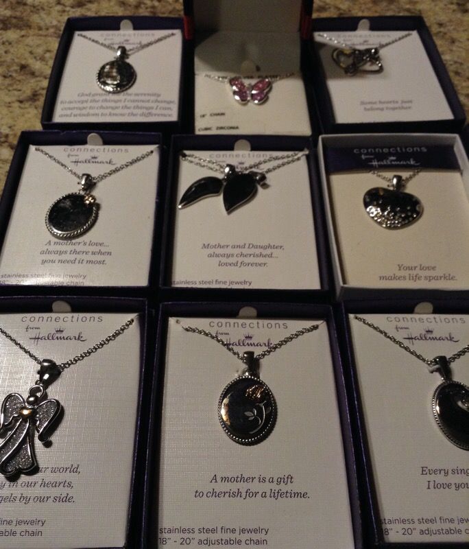 Stainless steel fine jewelry from hallmark. " connections"
