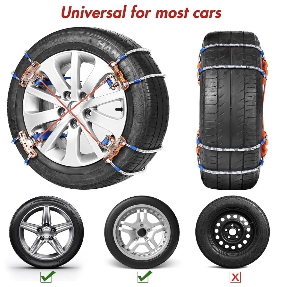 Universal Snow Chains - New, Unused