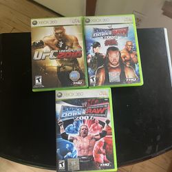 XBOX 360 Wrestling Games Bundle