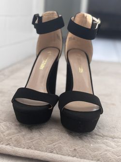 Chunky High Heel Platform Sandals