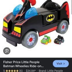 Little People Batman Ride On Playset 